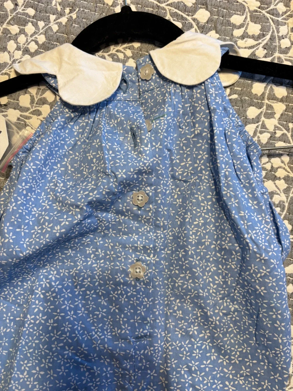 Vintage Sweet Potatoes bubble romper - 9m